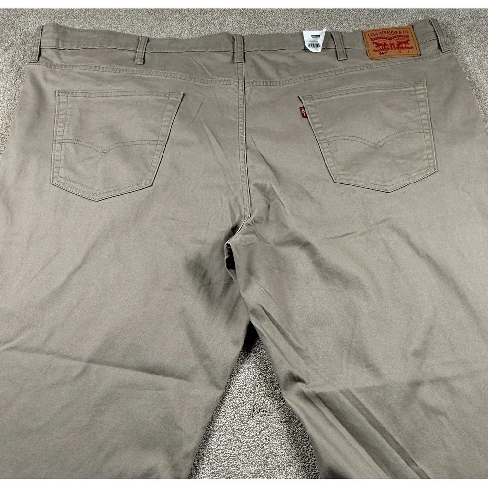 Levi's 541‎ 50x30 Athletic Taper Khaki Pants Mens All Season Tech Tan